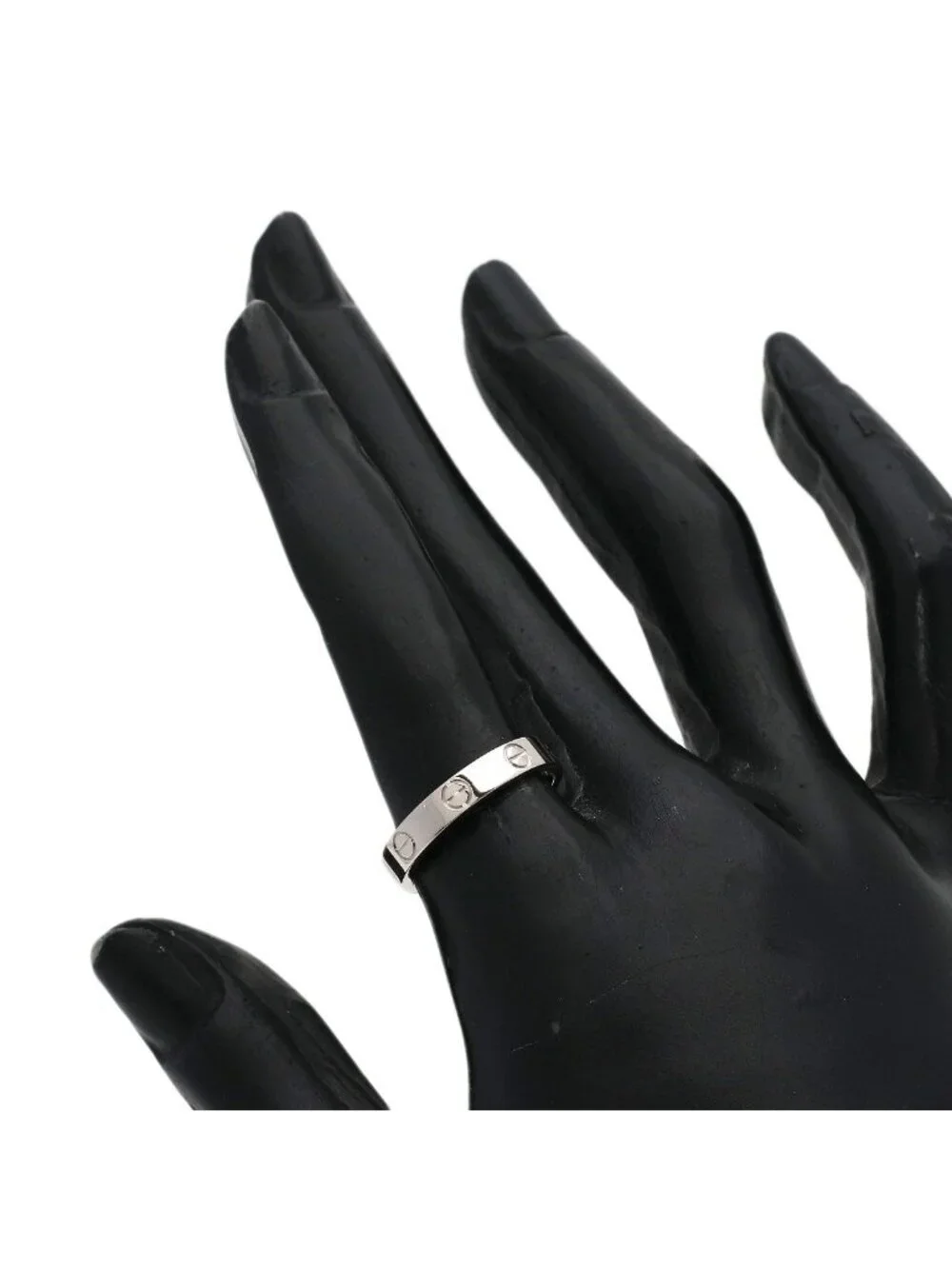 Cartier Mini Love Ring 52 18k White Gold